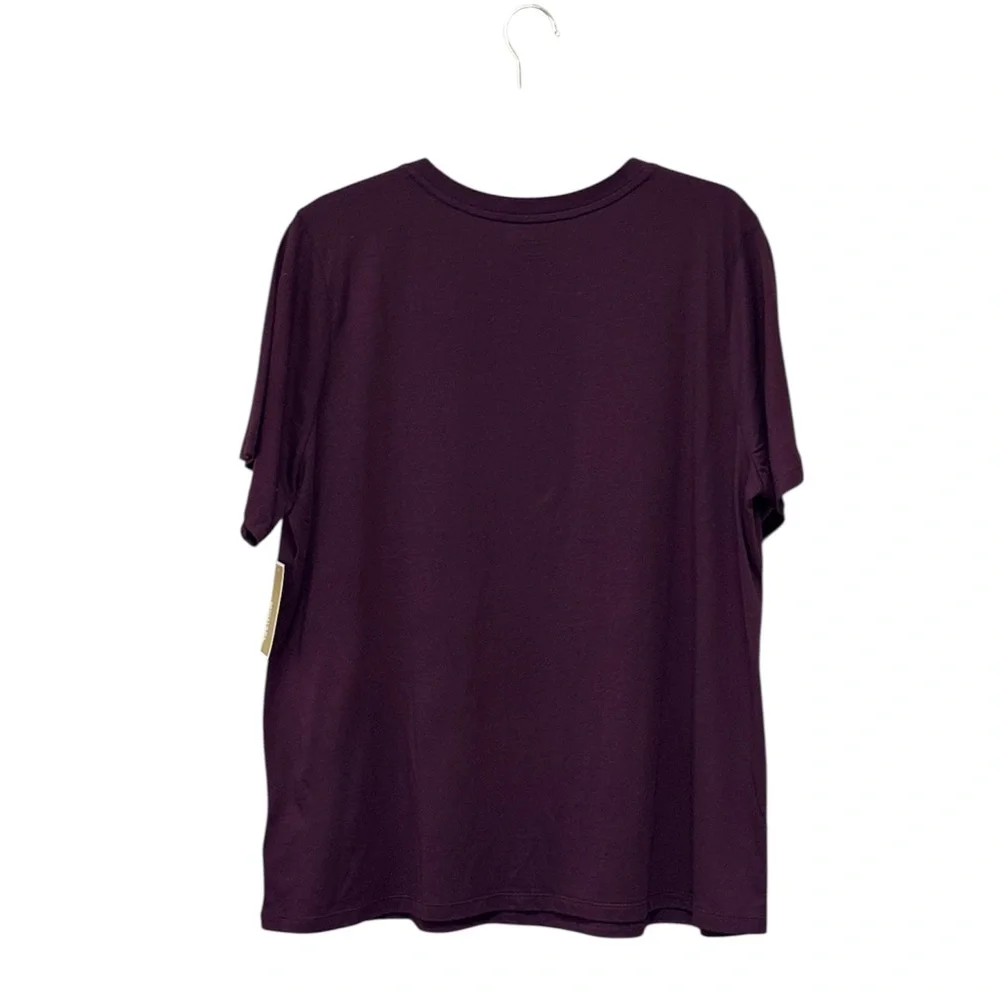 Michael Kors Wine T-Shirt,NWT,Size 2X,Made in Vietnam,Open to Offers - Picture 4 of 10